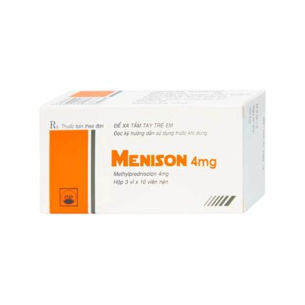 Thuốc Menison 4mg - Điều trị rối loạn nội tiết, thấp khớp