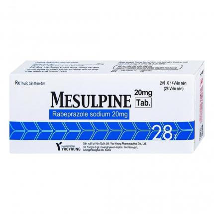 Thuốc Mesulpine Điều trị trào ngược dạ dày, thực quản