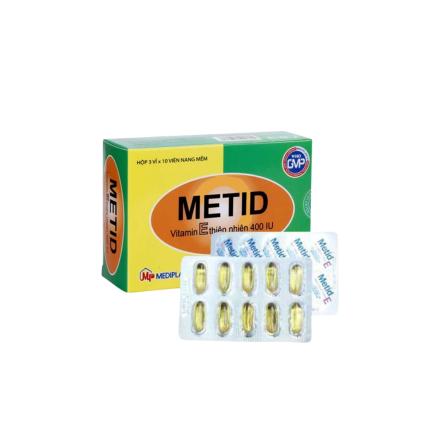 Thuốc Metid - Điều trị và dự phòng thiếu hụt vitamin E