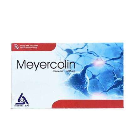 Thuốc Meyercolin 500mg Hỗ trợ hậu tai biến mạch máu não