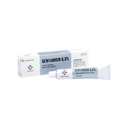 Thuốc mỡ Gentamicin 03% Medipharco - Điều trị nhiễm khuẩn ngoài da