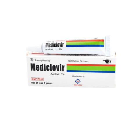 Thuốc mỡ Mediclovir 3%