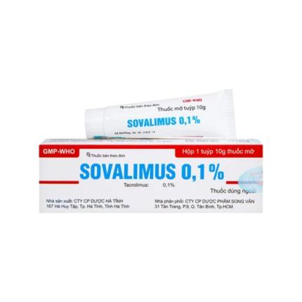 Thuốc Mỡ Sovalimus 0.1%