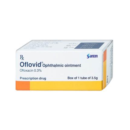 Thuốc mỡ tra mắt Oflovid 0,3%