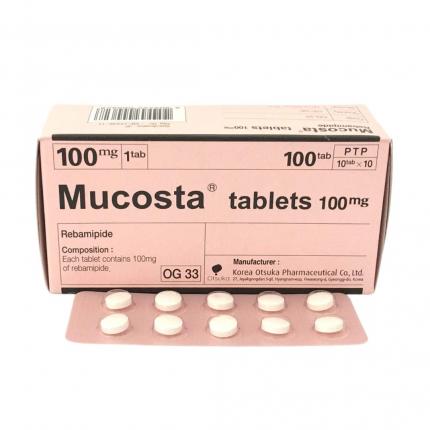 Thuốc Mucosta Điều trị viêm loét dạ dày