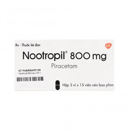 Thuốc Nootropil (800mg) - Điều trị hội chứng tâm thần