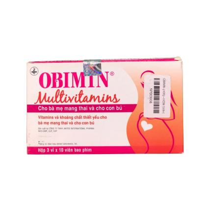 Thuốc Obimin - Bổ sung Vitamin và khoáng chất cho phụ nữ đang mang thai