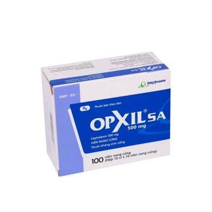 Hộp thuốc Opxil 500mg SA Imexpharm