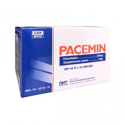 Thuốc Pacemin 325mg - Điều trị hạ sốt, giảm đau, hắt hơi, sổ mũi