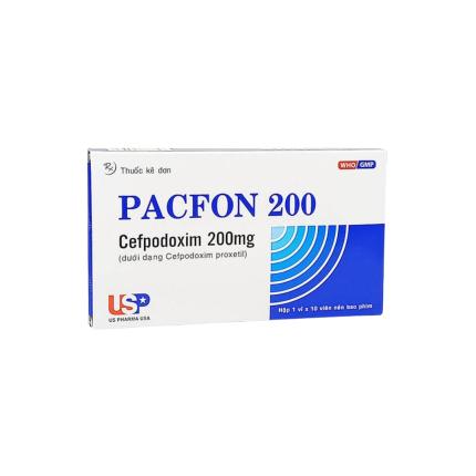 Thuốc Pacfon 200 - Điều trị nhiễm khuẩn từ nhẹ đến trung bình