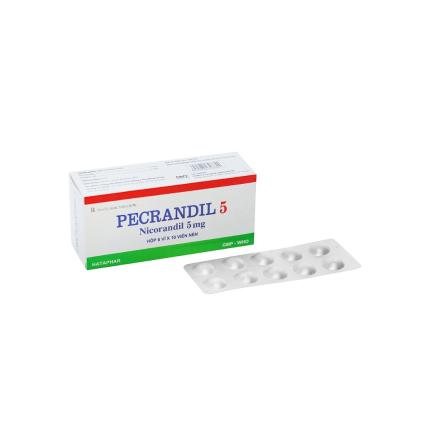 Thuốc Pecrandil 5 Phòng Và điều Trị Lâu Dài đau Thắt Ngực