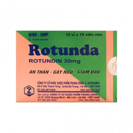 Thuốc Rotunda (30mg) - Điều trị mất ngủ, an thần