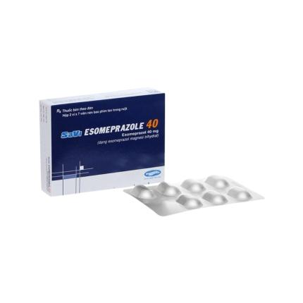 Thuốc Savi Esomeprazole 40 Điều Trị Viêm Loét Dạ Dày, Tá Tràng