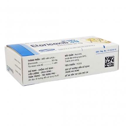 Mặt bên SaVi Etoricoxib 30mg