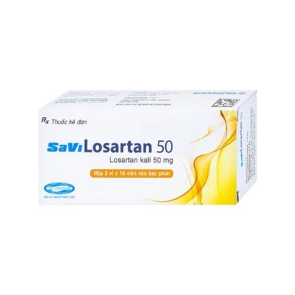 Thuốc Savi Losartan 50 Điều Trị Tăng Huyết áp, Suy Tim