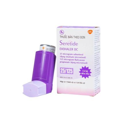 Khí dung Seretide Evohaler DC 25/125 Gsk