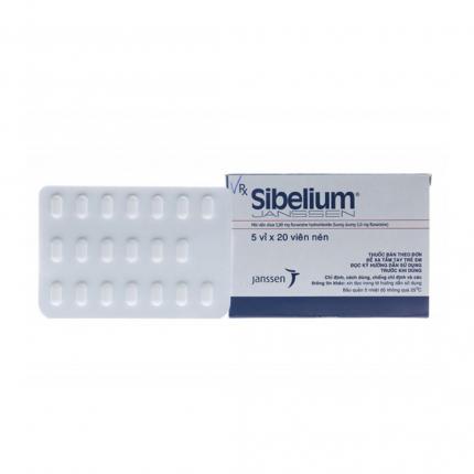 Thuốc Sibelium 5Mg trị đau nửa đầu