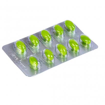 Vỉ thuốc chứa các viên nang mềm