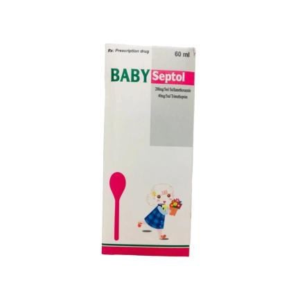 Thuốc Siro Baby Septol 200/40 (Chai 60ml)