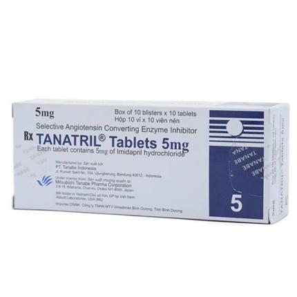 Thuốc Tanatril 5mg Điều Trị Tăng Huyết Áp