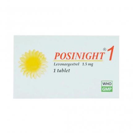 Mặt trước thuốc tránh thai khẩn cấp Posinight 1 Agimex