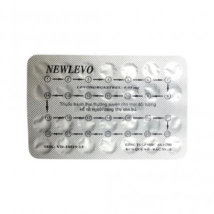Thuốc tránh thai Newlevo