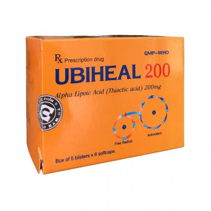 Thuốc Ubiheal 200 - Điều trị rối loạn cảm giác do bệnh thần kinh đái tháo đường