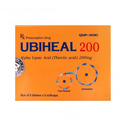 Thuốc Ubiheal 200 - Điều trị rối loạn cảm giác do bệnh thần kinh đái tháo đường