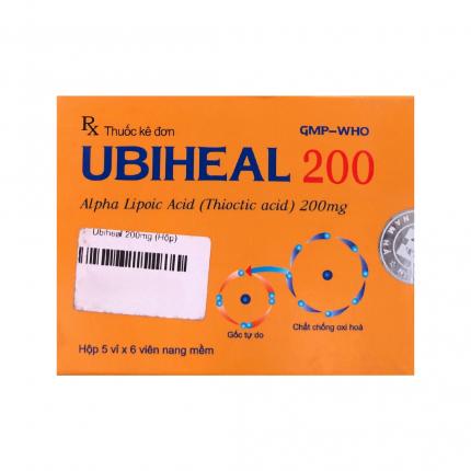 Thuốc Ubiheal 200 - Điều trị rối loạn cảm giác do bệnh thần kinh đái tháo đường