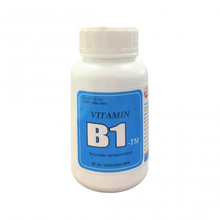 Thuốc Vitamin B1 - Bổ sung vitamin B1 lọ 2000 viên