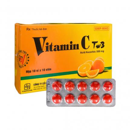 Thuốc Vitamin C TW3 (500mg) - Điều trị thiếu hụt Vitamin C