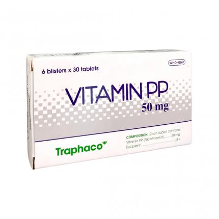 Thuốc Vitamin PP (50mg) - Điều trị thiếu vitamin PP và bệnh Pellagra