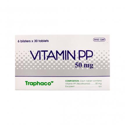 Thuốc Vitamin PP (50mg) - Điều trị thiếu vitamin PP và bệnh Pellagra