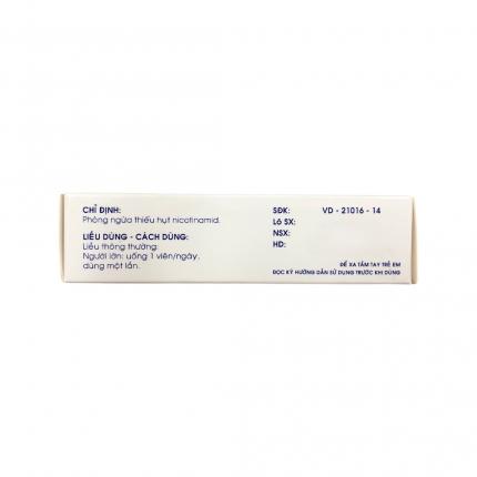 Thuốc Vitamin PP (50mg) - Điều trị thiếu vitamin PP và bệnh Pellagra