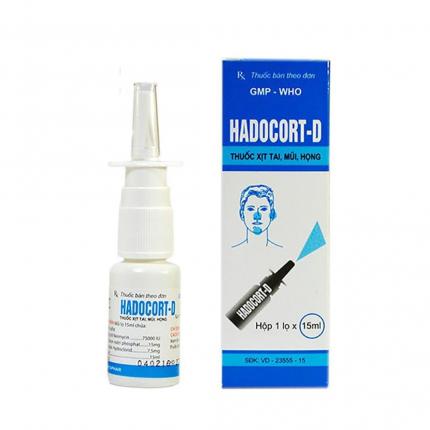 Thuốc xịt mũi Hadocort-D