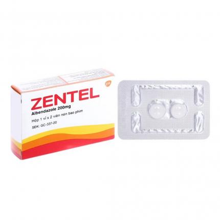 Zentel 200mg có tác dụng làm giảm triệu chứng gì?