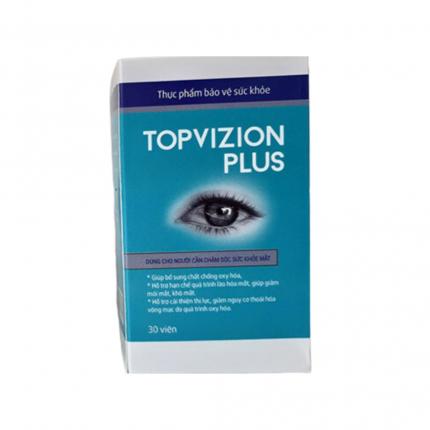Topvizion Plus - Hạn chế quá trình lão hóa mắt, hỗ trợ thị lực