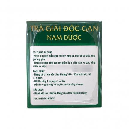 Công dụng của Trà Giải Độc Gan Nam Dược