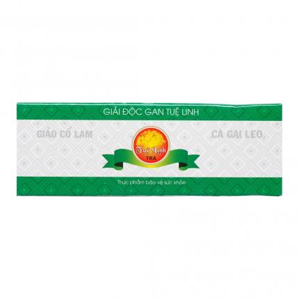 Mặt bên  Trà giải độc gan Tuệ Linh
