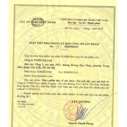 Trà Giải độc Gan Tuệ Linh 8g