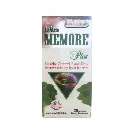 Ultra Memore Plus (30 viên) - Lưu thông khí huyết, tăng cường trí nhớ