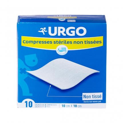 Urgo Compresses Stériles sạch vết thương 10cm x 10cm hộp 10 miếng