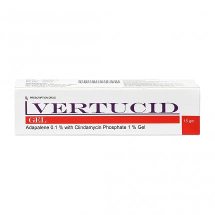 Vertucid - Gel bôi mụn trứng cá