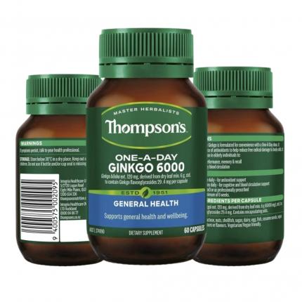 Thompson’s One-A-Day Ginkgo 6000mg