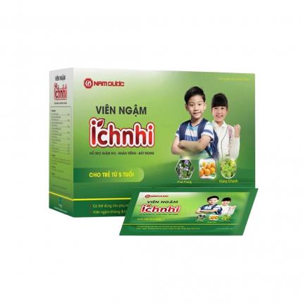 Viên ngậm thảo dược Ích Nhi - Giảm ho khan