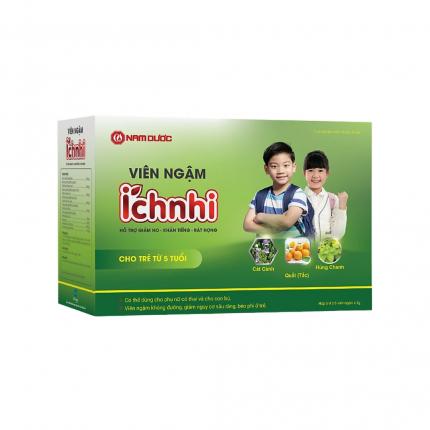 Viên ngậm thảo dược Ích Nhi - Giảm ho khan