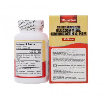  Triple Strength Glucosamine Chondroitin MSM 1500mg 2