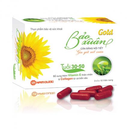 Viên uống Bảo Xuân Gold – Cân bằng nội tiết tố nữ