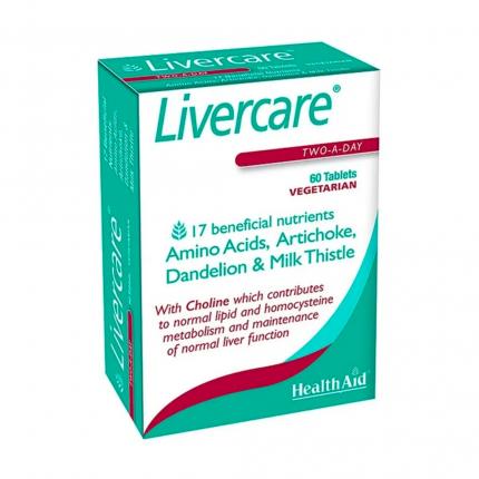 Viên uống bổ gan HealthAid LiverCare - Hỗ trợ giải độc, bảo vệ gan