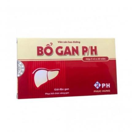 Mặt trước bổ gan P/H